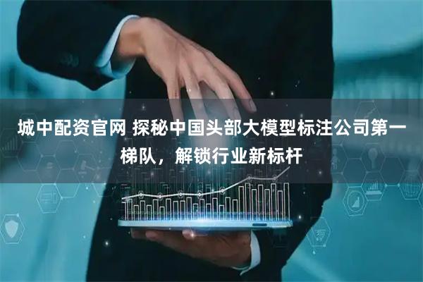 城中配资官网 探秘中国头部大模型标注公司第一梯队，解锁行业新标杆